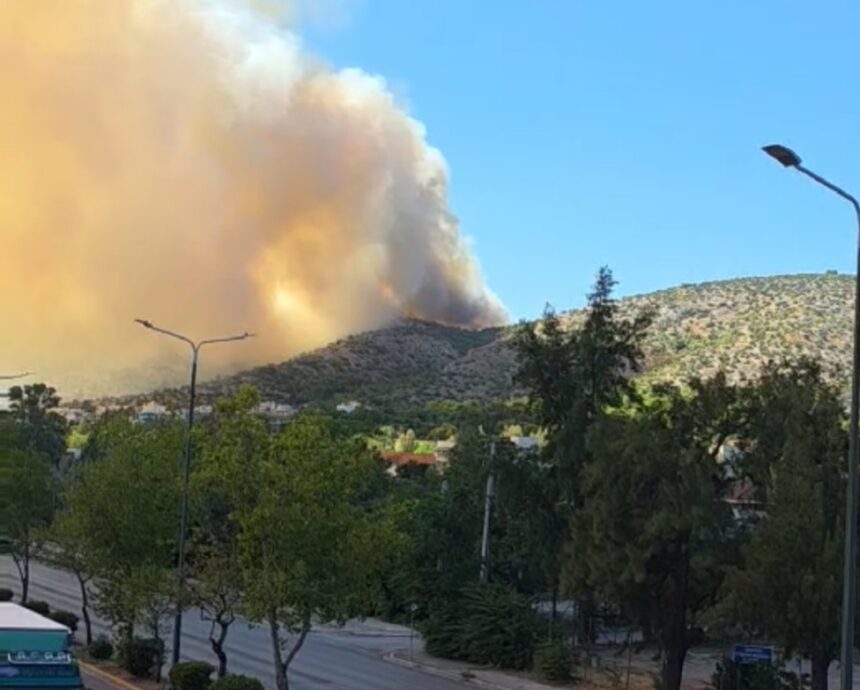 Κόλαση φωτιάς, οι φλόγες πλησιάζουν στο Δαφνί - Εκκενώνεται το ΨΝΑ 15