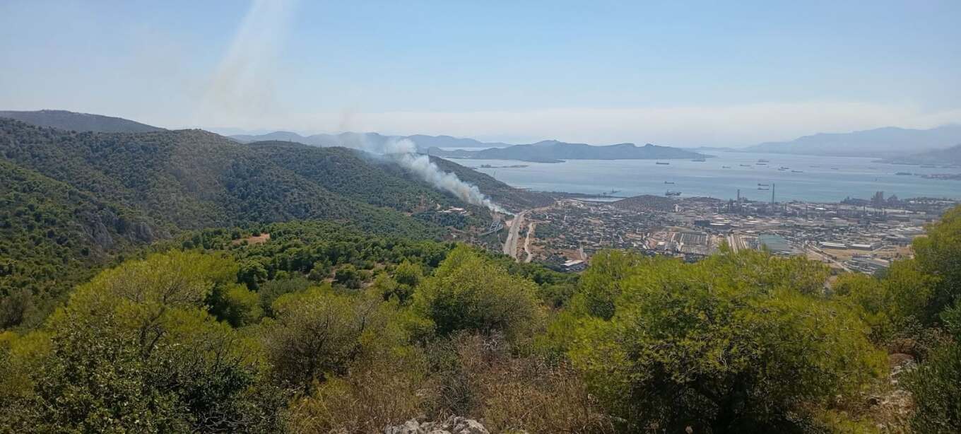 Σήμα 112 για τη φωτιά στο Ποικίλο και μεγάλη κινητοποίηση - Έχει μπει στο βουνό 3