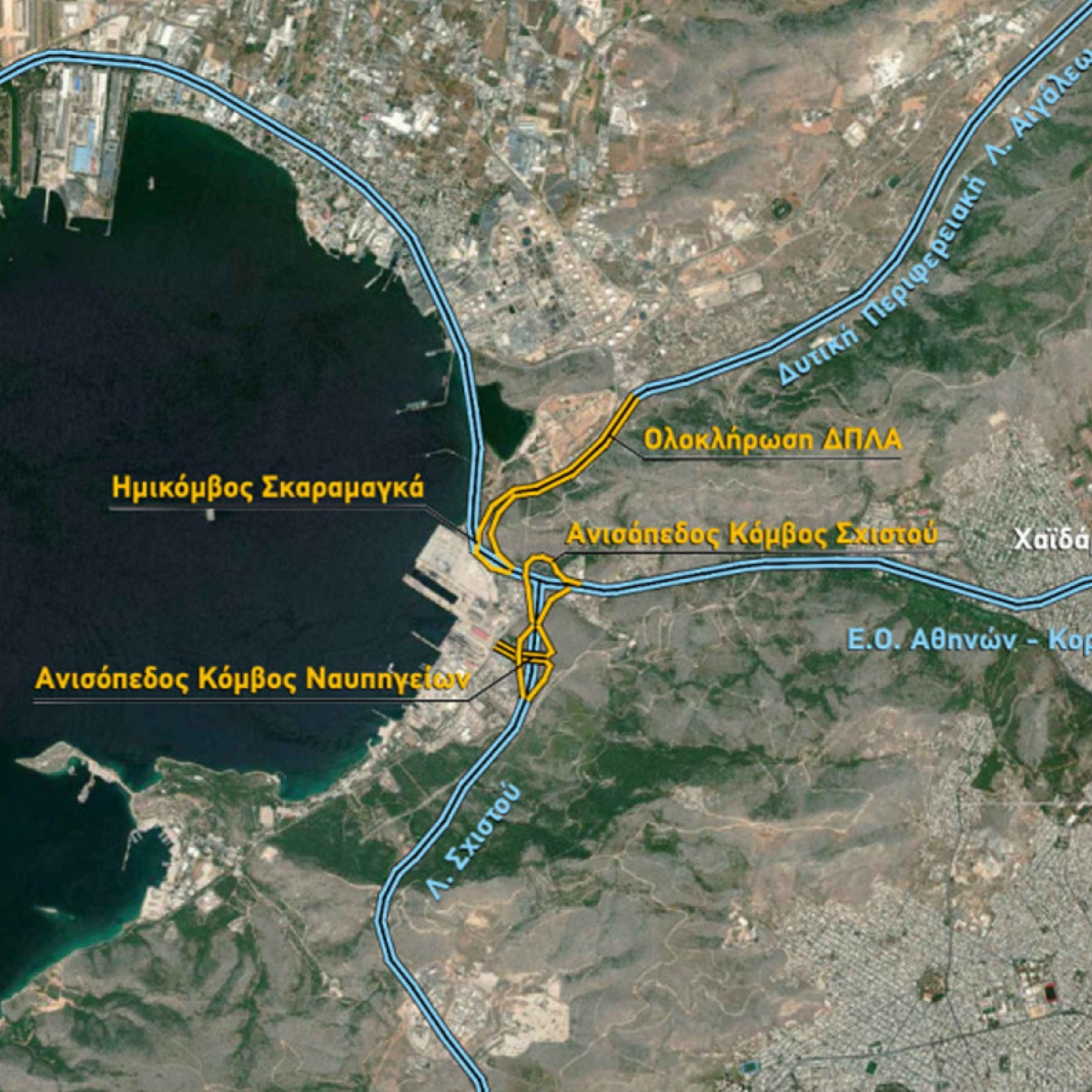 Κόμβος Σκαραμαγκά: Αυτά τα 6 μεγάλα τεχνικά έργα συνθέτουν το κορυφαίο κυκλοφοριακό πρότζεκτ της Αττικής 3