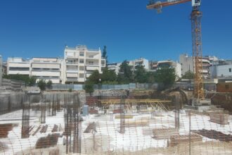 Προχωράει η ανέγερση μεγάλου σούπερ μάρκετ στη Λεωφόρο Αθηνών 25