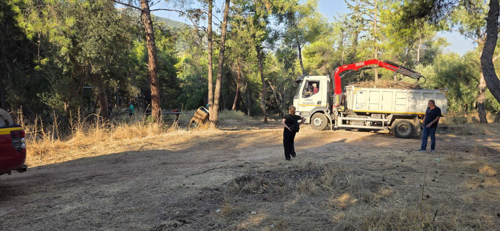 Ο Δήμος Χαϊδαρίου καθαρίζει το Άλσος Δαφνίου και καταγγέλλει 6 Ο Δήμος Χαϊδαρίου καθαρίζει το Άλσος Δαφνίου και καταγγέλλει 5