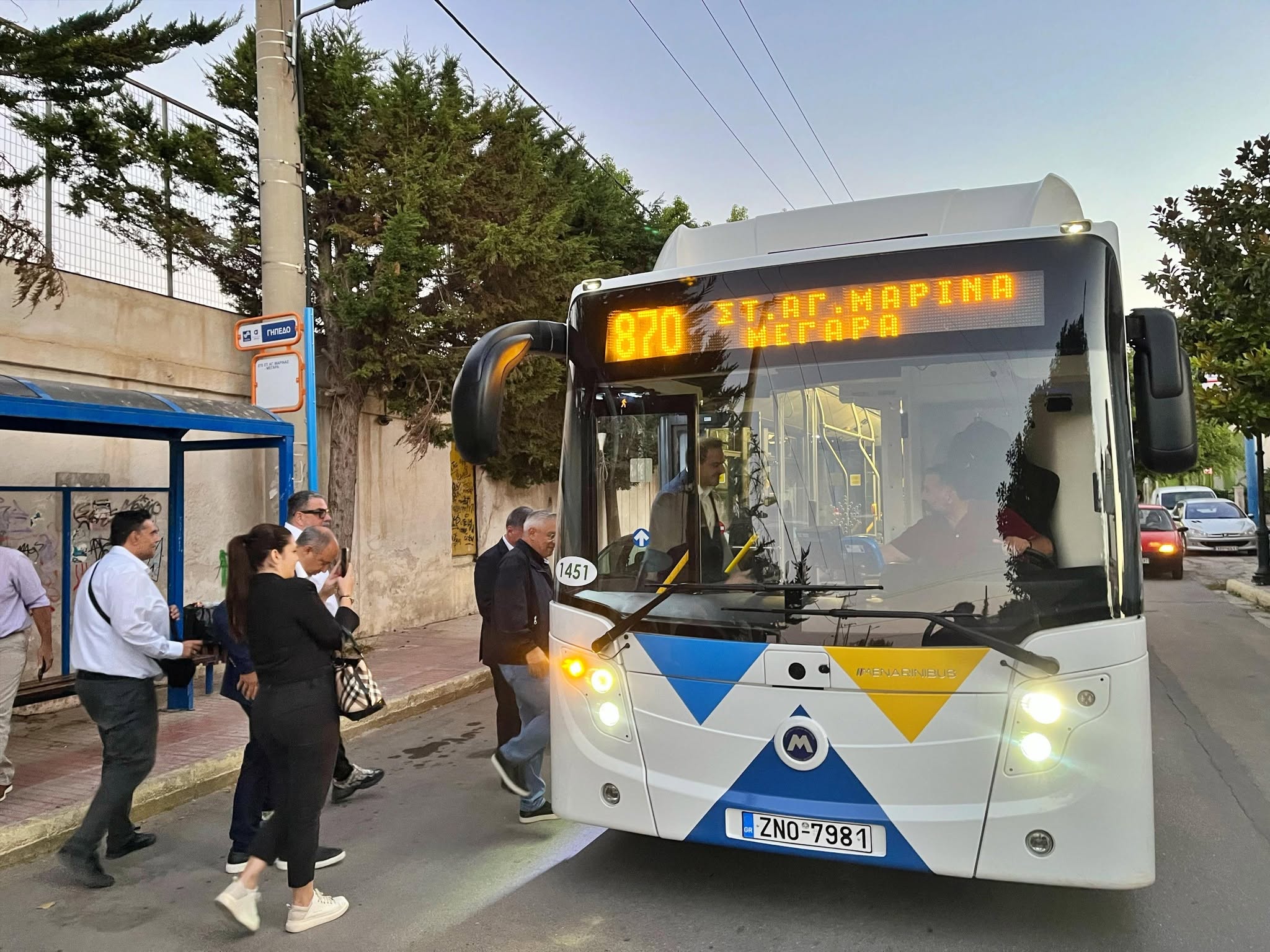 Αυτές είναι οι στάσεις της νέας γραμμής 870 που διέρχεται από Χαϊδάρι προς Αγία Μαρίνα 3