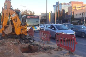 Αποκαταστάθηκε η κυκλοφορία στη Λεωφόρο Αθηνών 23